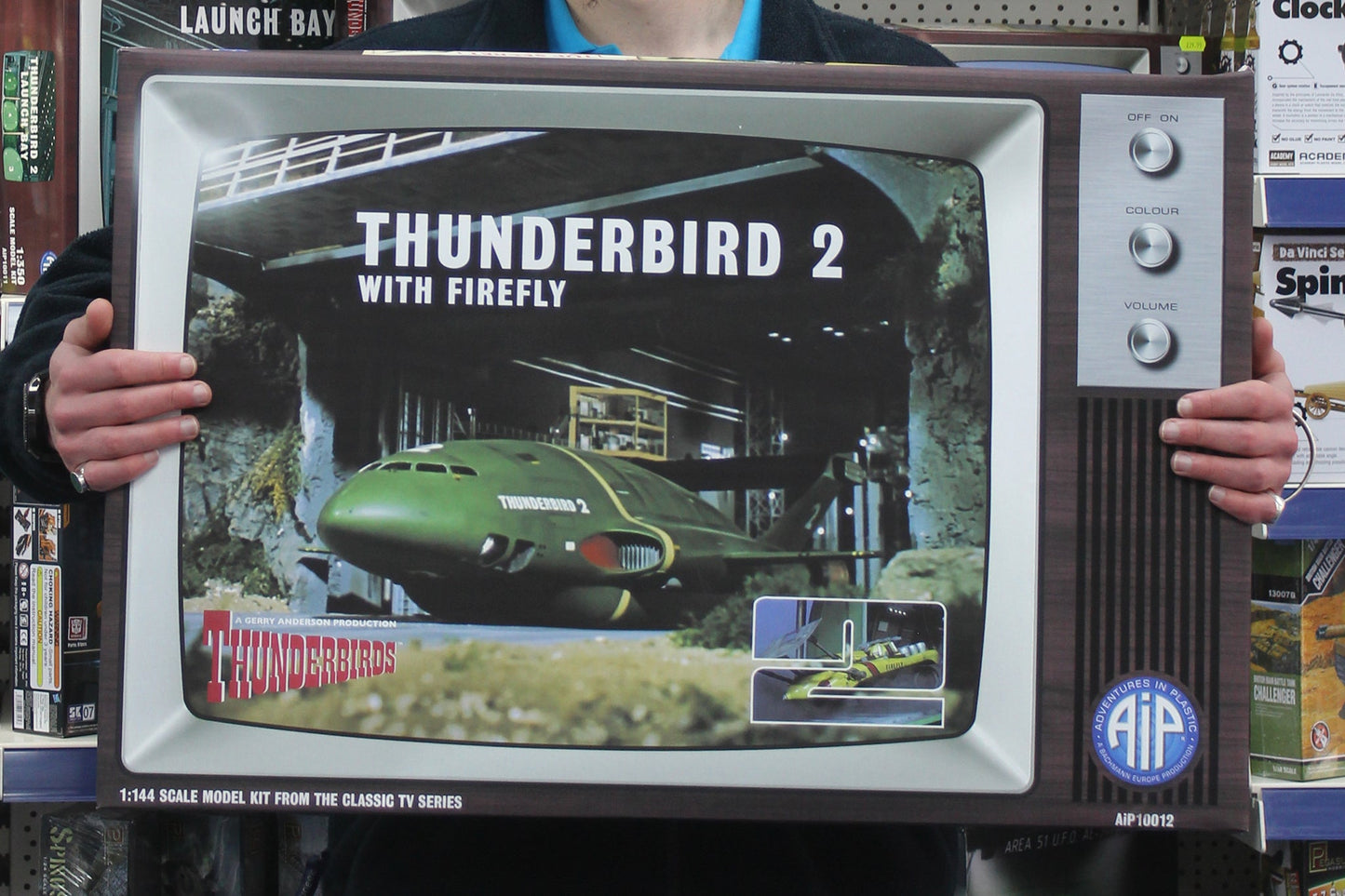 1:144 Thunderbird 2 with Firefly Model Kit Model Kit - The Gerry Anderson Store