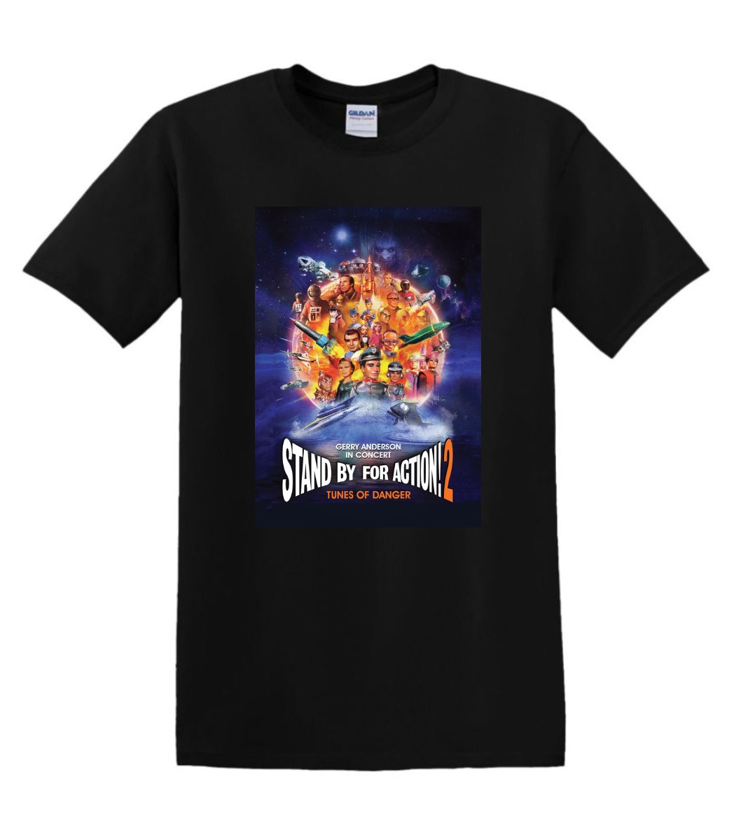 Stand by for Action! 2 – Tunes of Danger Concert Souvenir T-Shirt - The Gerry Anderson Store