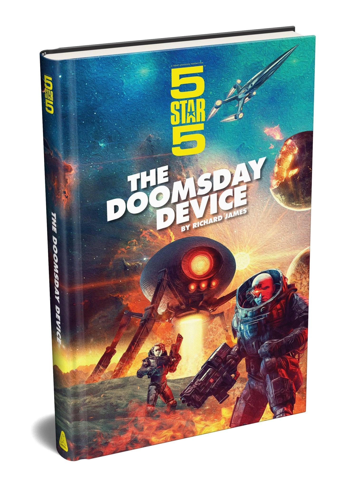 Five Star Five The Doomsday Device HARDCOVER NOVEL The Gerry five-star-five-the-doomsday-device-hardcover-novel-the-gerry