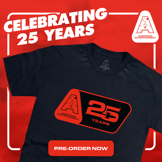 Anderson Entertainment 25th Anniversary T-shirt Available to Pre-order