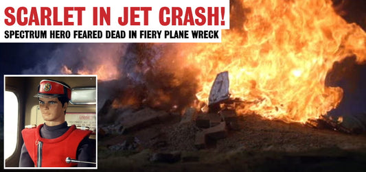 Captain Scarlet In Jet Crash! - A Gerry Anderson A21 News Story