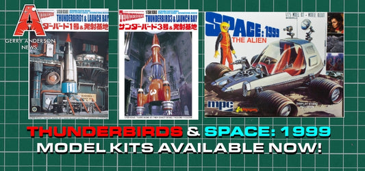 Thunderbirds and Space: 1999 Kits Available Now!