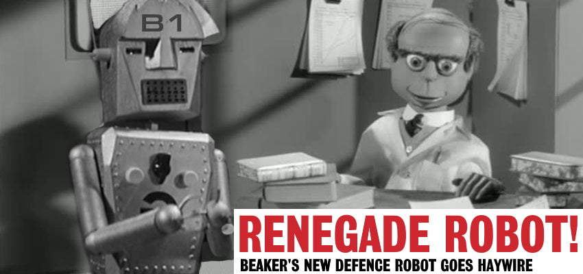 Supercar: Renegade Robot! - A Gerry Anderson A21 News Story