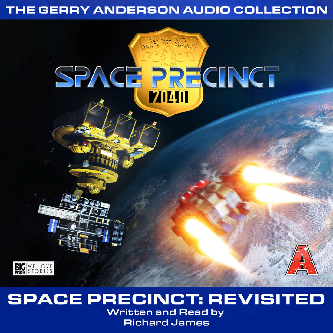 Space Precinct Audiobook Performed by Richard James!