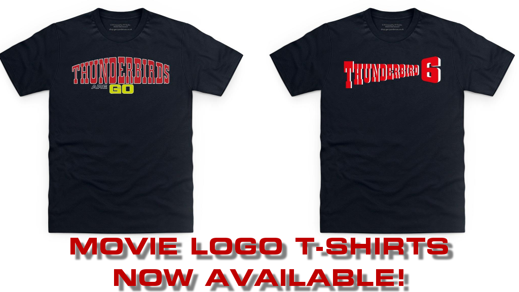 Gerry Anderson movie logo T-shirt range