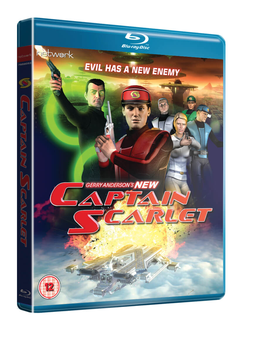 New Captain Scarlet Blu-ray cover