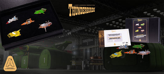 Order the Thunderbirds Gold Plated Badge Set Now! - The Gerry Anderson Store