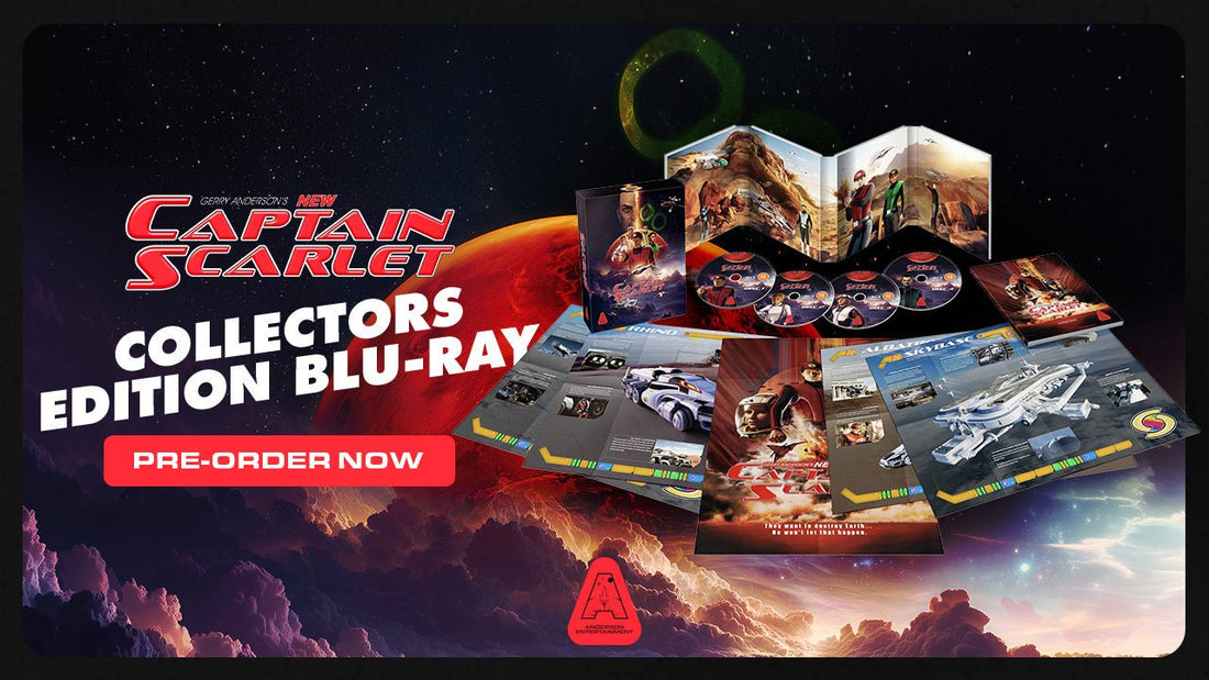 Pre-Order the New Captain Scarlet Collectors Edition Blu-ray Now! - The Gerry Anderson Store
