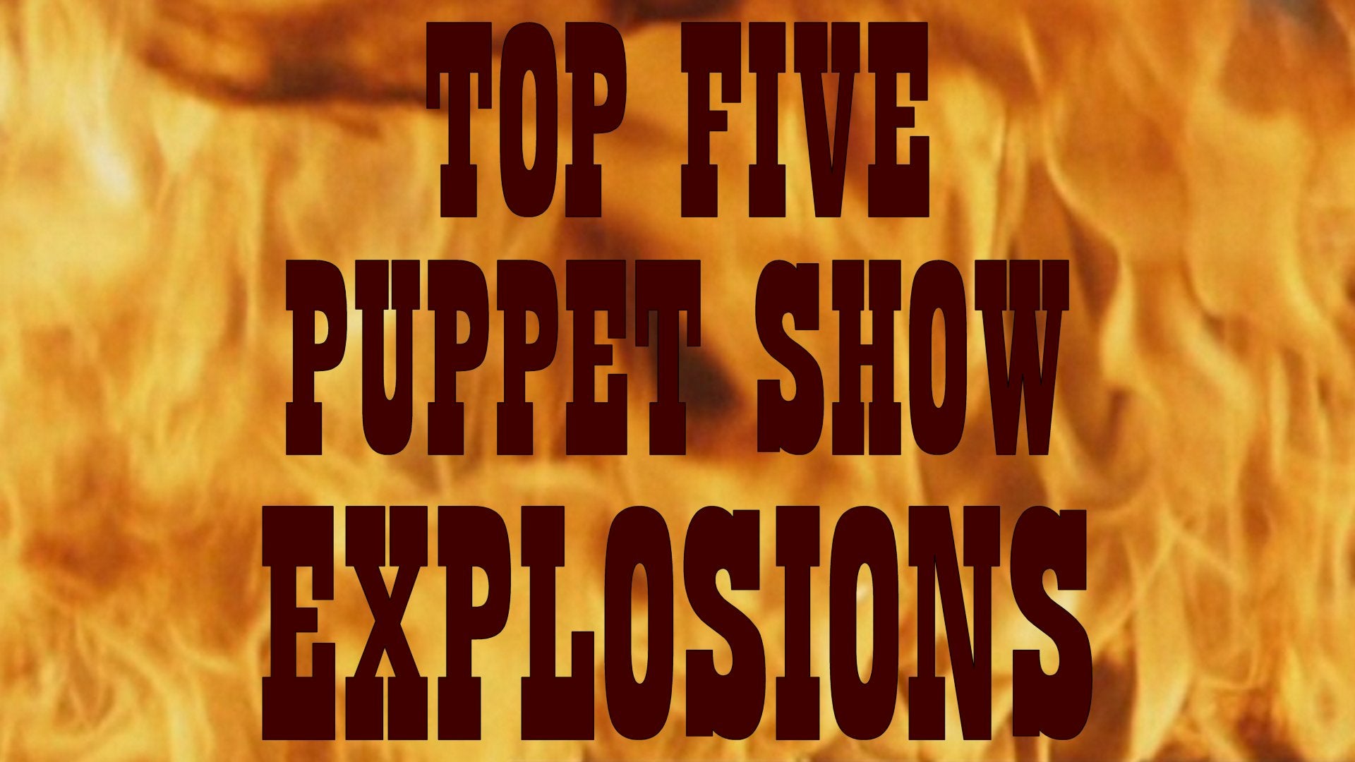 Object Explosion Puppet Top 5 Gerry Anderson Puppet Show Explosions - BOOM! – The Gerry ...