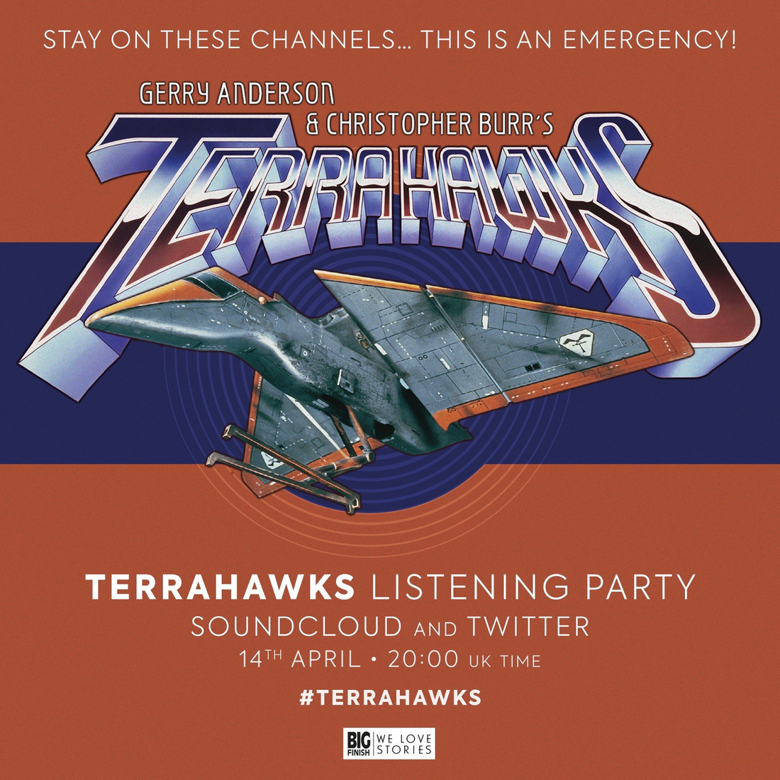 Big Finish Terrahawks listening party for Gerry Anderson Day!