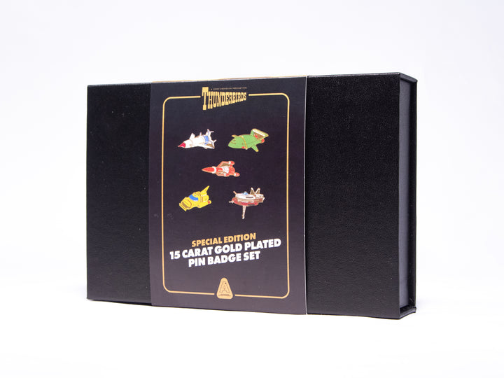 Thunderbirds Gold Plated Badge Set