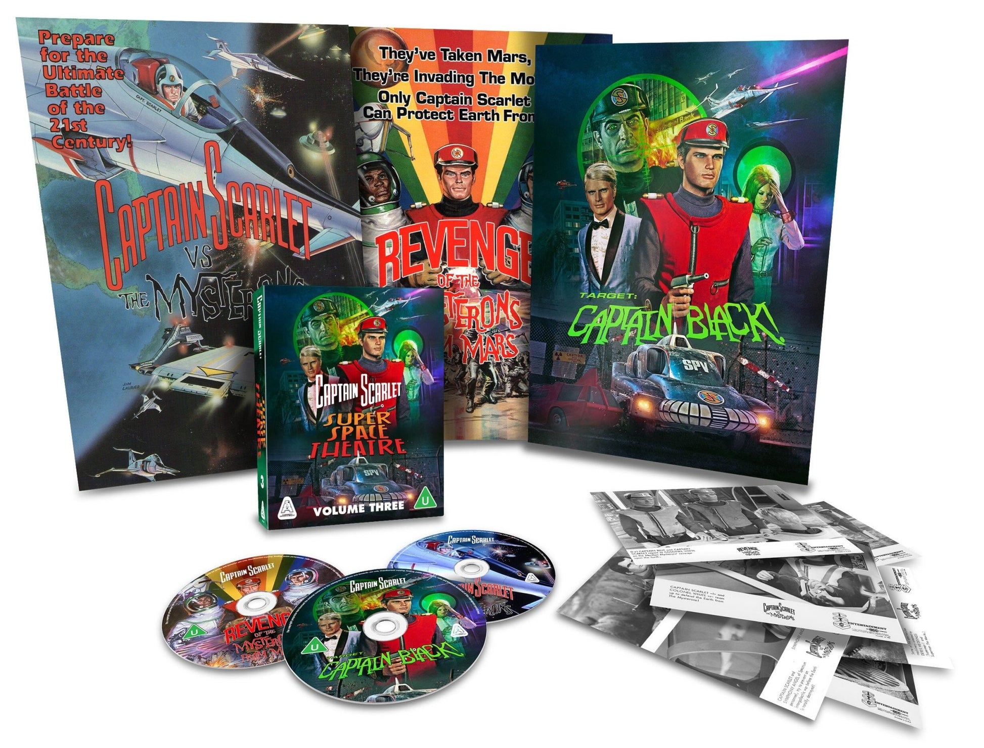 Captain Scarlet Super Space Theatre Blu - ray - The Gerry Anderson Store