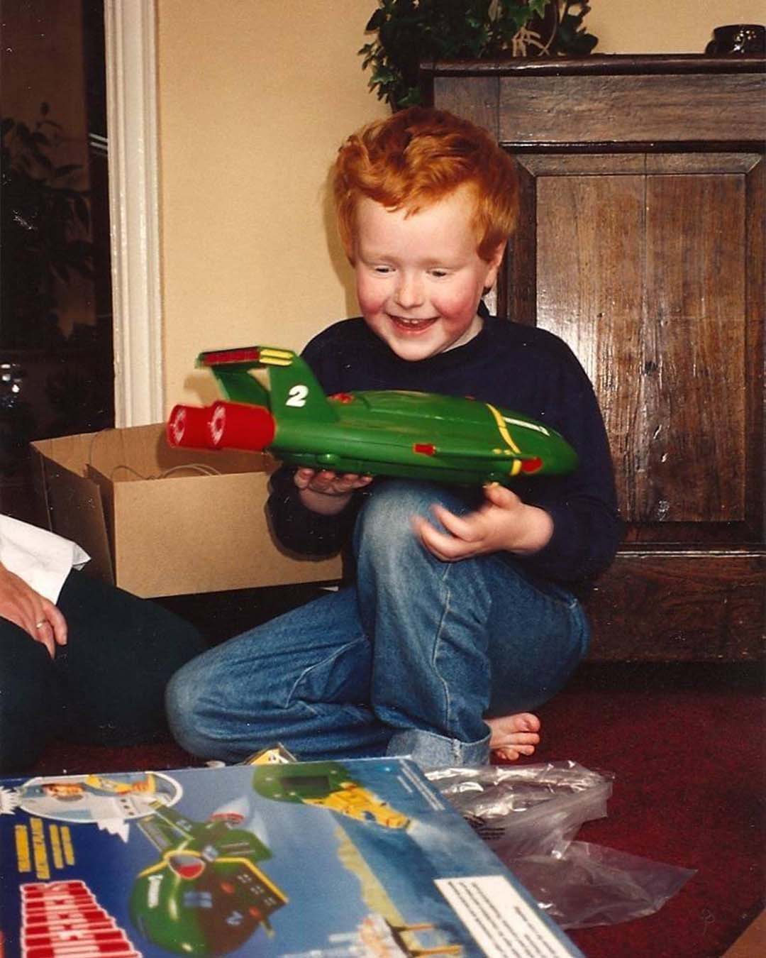 Thunderbirds Fan Memories Matt with the Soundtech Thunderbird 2