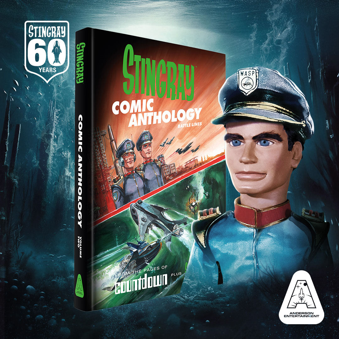 Battle Lines Comic Anthology. The saga concludes in this anthology, combining additional classic comic strip adventures with five more brand-new stories where desperate measures lead to alliances both made and broken. As Titan’s forces launch a decisive assault on Marineville turning the terraneans’ might against them, it’s up to Stingray and newfound allies to defend their home.