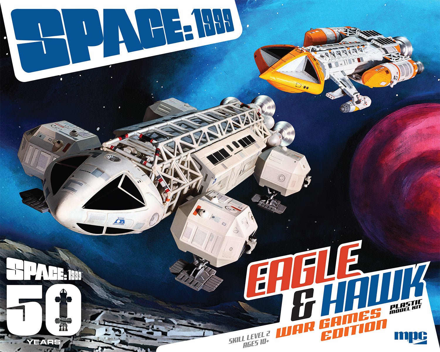 Space: 1999 Eagle & Hawk War Games Edition 1:72 Scale Model Kit
