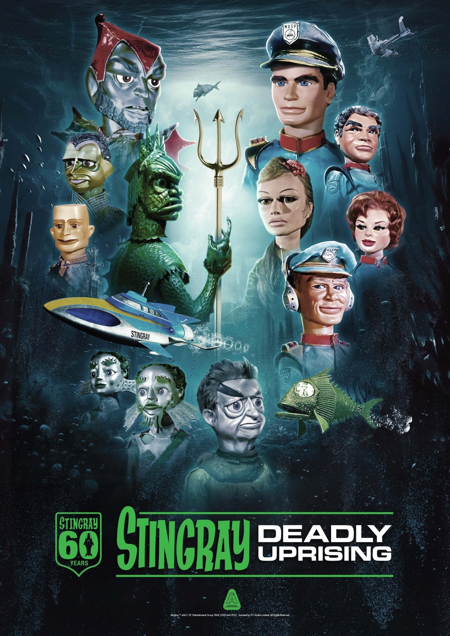 Stingray Deadly Uprising A3 Art Poster - The Gerry Anderson Store