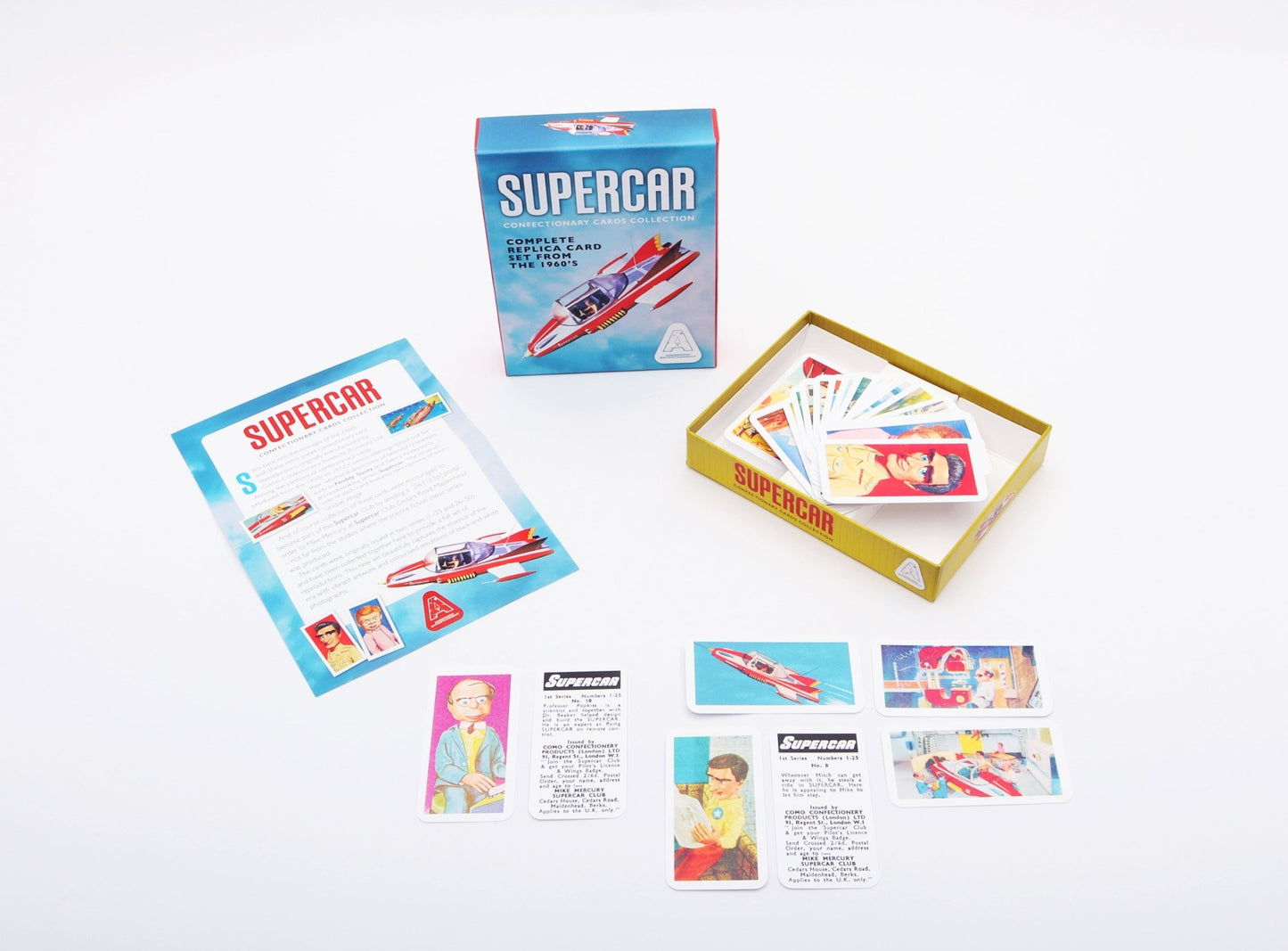 Supercar Confectionary Cards Reissue - The Gerry Anderson Store