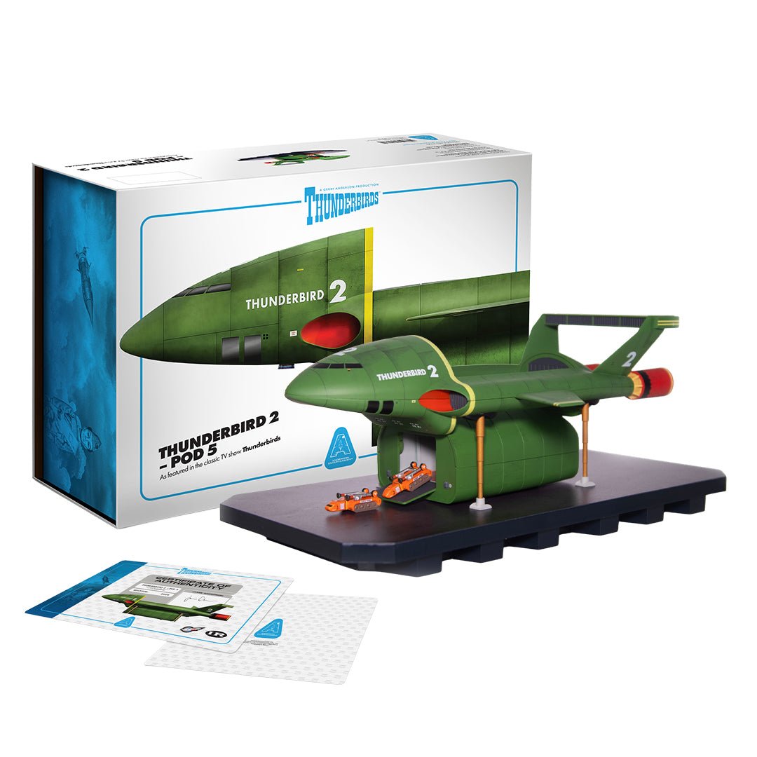 Thunderbird 2 Die-Cast (removable Pod 5 with 2 x Recovery Vehicles) - The Gerry Anderson Store