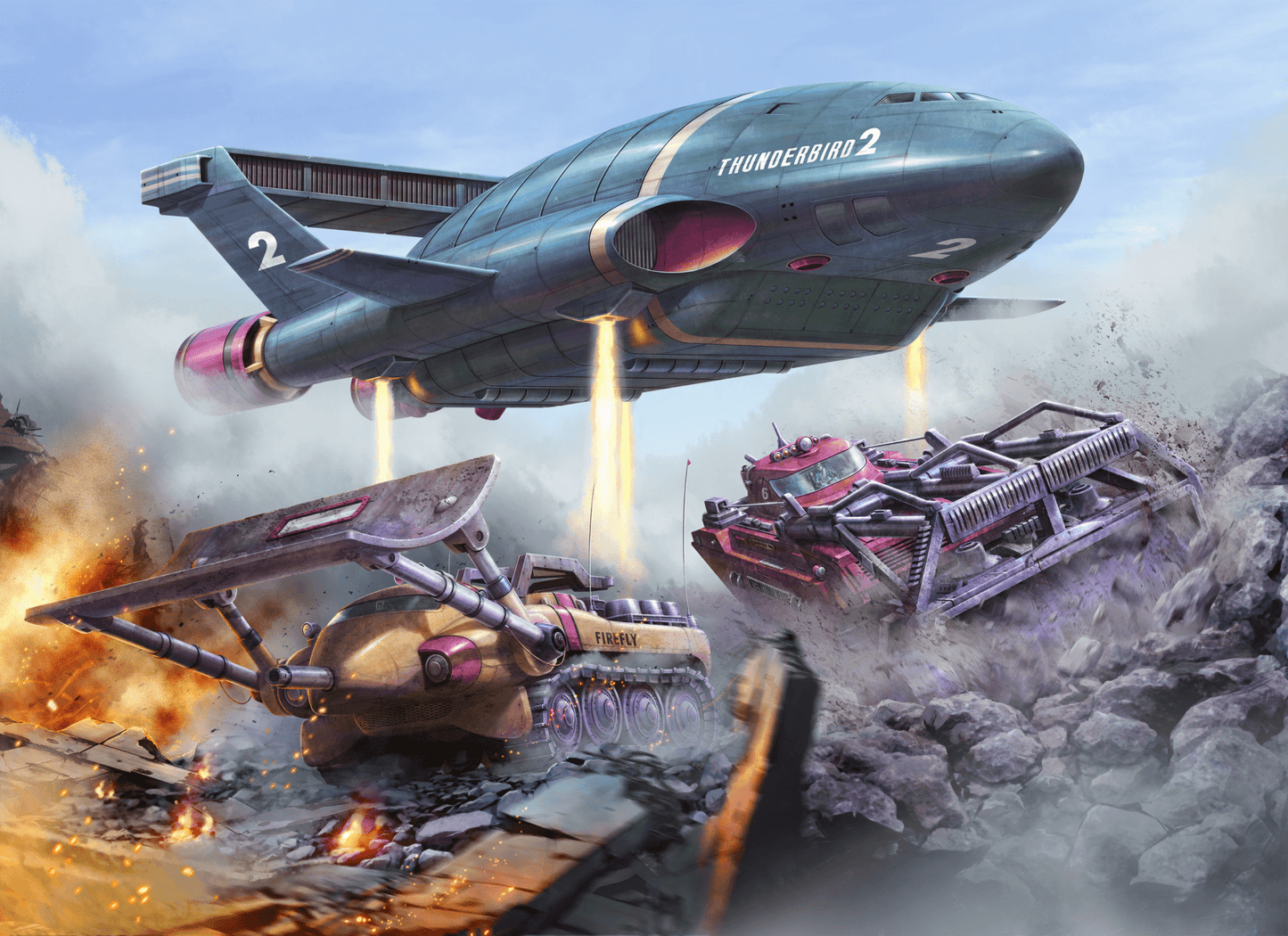 Thunderbird 2 Heavy Rescue Model Kit - The Gerry Anderson Store