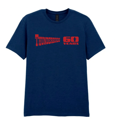 Thunderbirds 60th Anniversary Logo T-Shirt - The Gerry Anderson Store