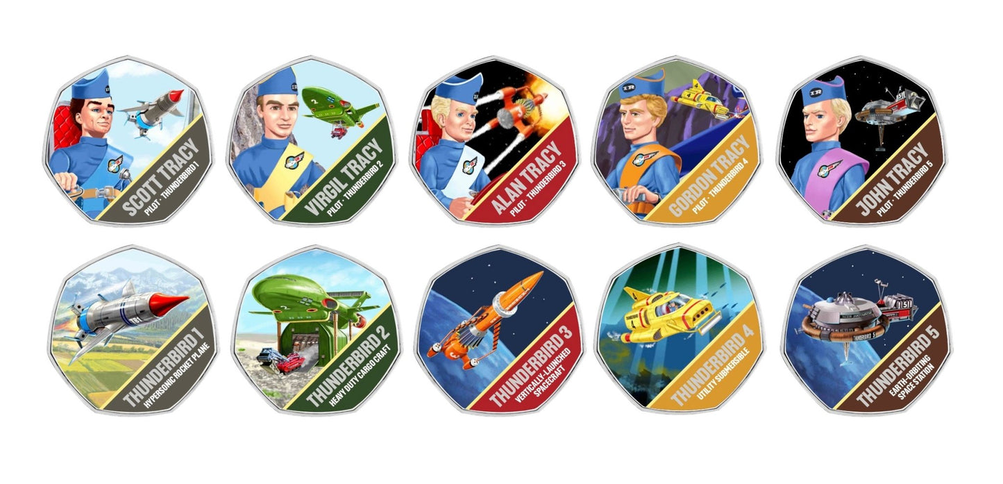 Thunderbirds 60th Anniversary Special Edition Commemorative Medal Collection - The Gerry Anderson Store