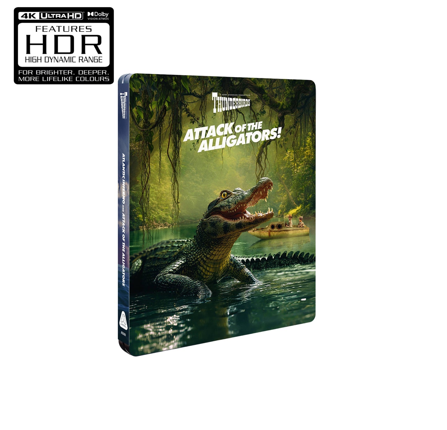Thunderbirds Atlantic Inferno / Attack of the Alligators! 4K Collectors Edition Steelbook - The Gerry Anderson Store