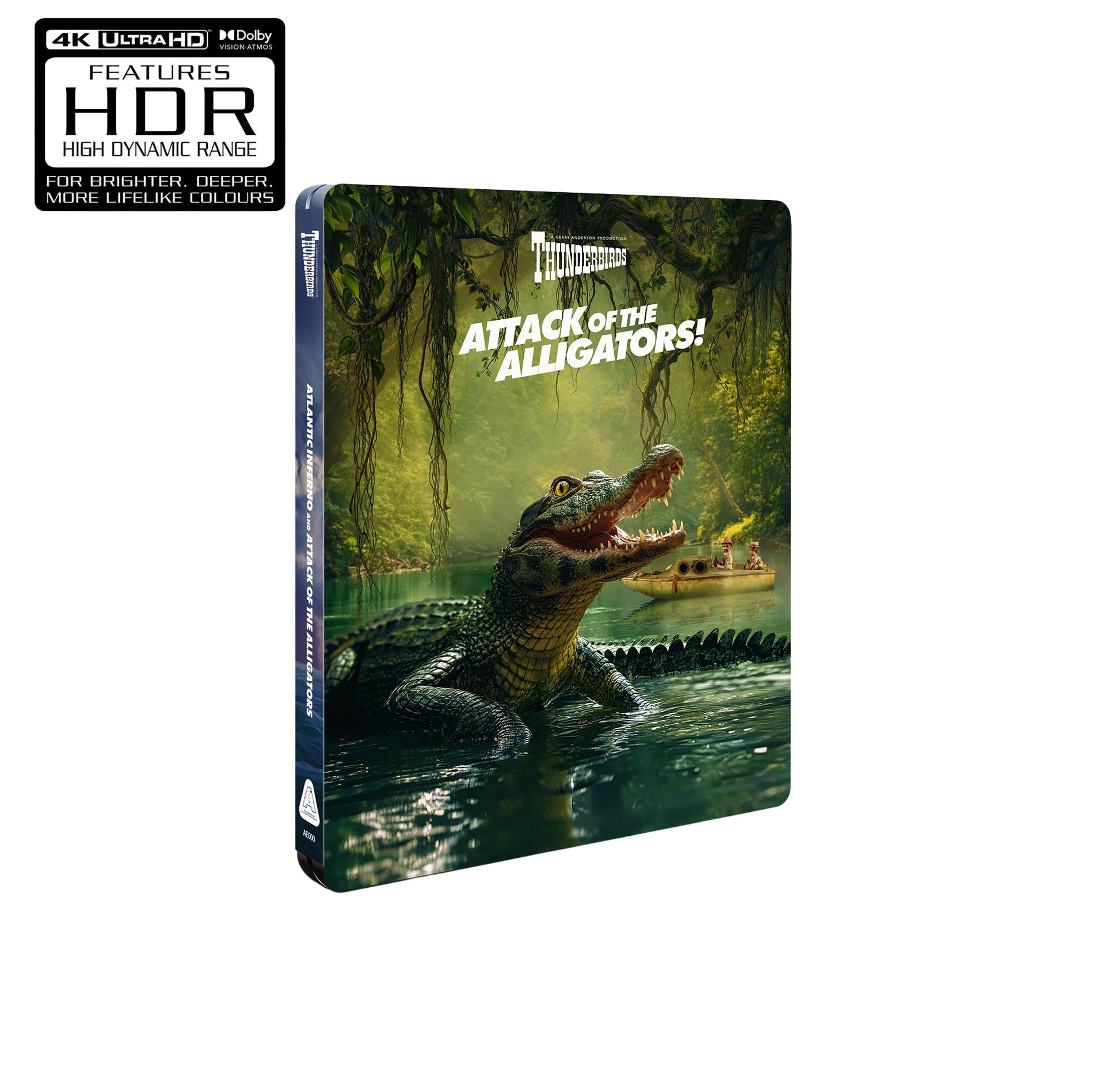 Thunderbirds Atlantic Inferno / Attack of the Alligators! 4K Collectors Edition Steelbook - The Gerry Anderson Store