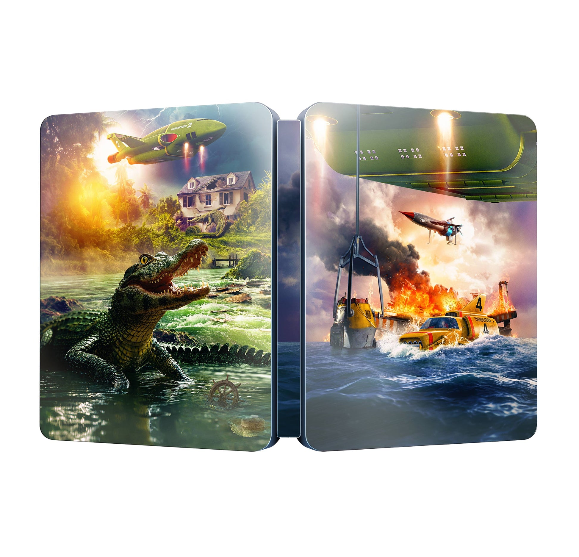 Thunderbirds Atlantic Inferno / Attack of the Alligators! 4K Collectors Edition Steelbook - The Gerry Anderson Store