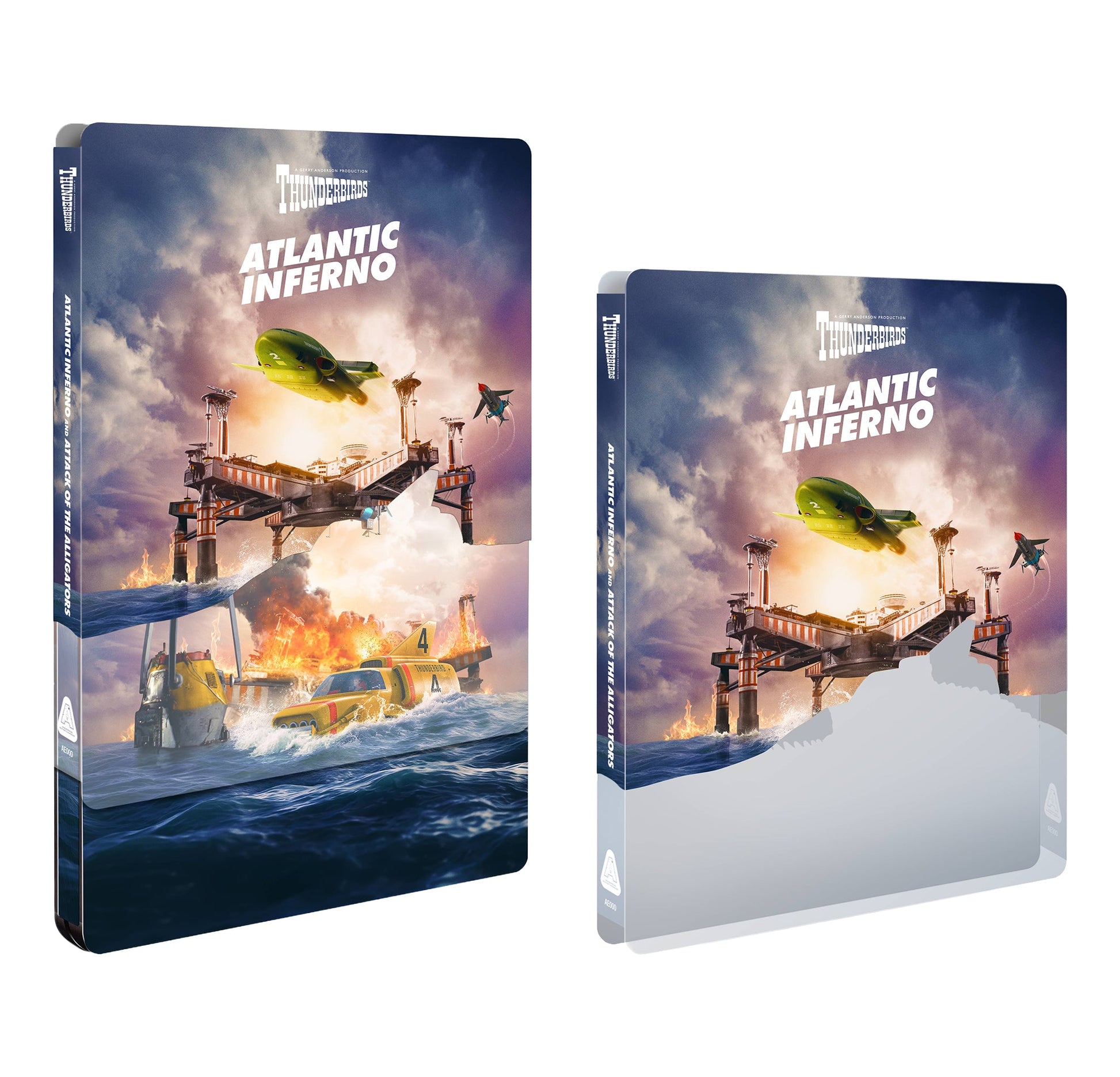 Thunderbirds Atlantic Inferno / Attack of the Alligators! 4K Collectors Edition Steelbook - The Gerry Anderson Store