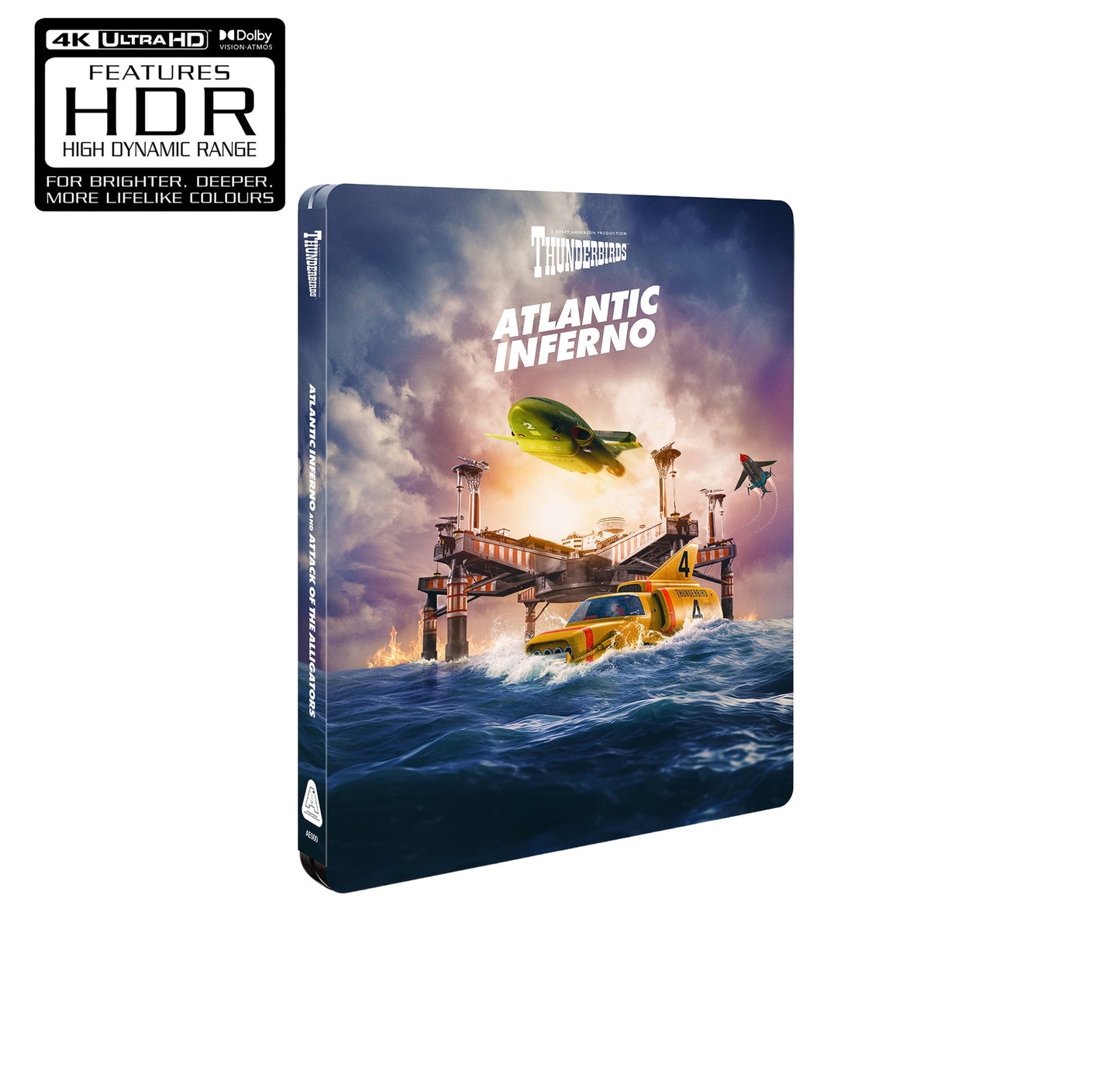 Thunderbirds Atlantic Inferno / Attack of the Alligators! 4K Collectors Edition Steelbook - The Gerry Anderson Store