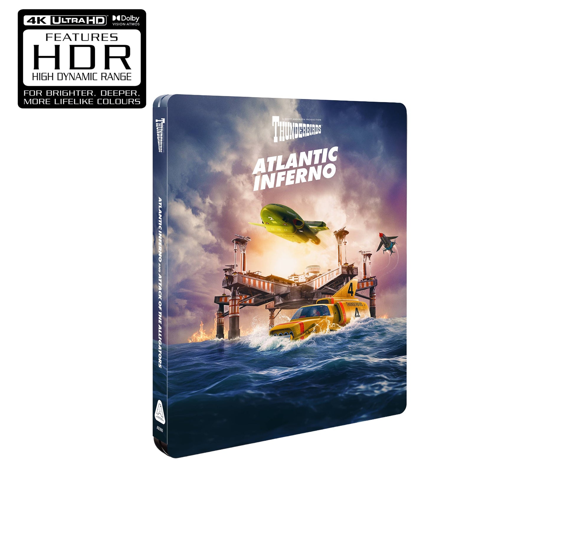 Thunderbirds Atlantic Inferno / Attack of the Alligators! 4K Collectors Edition Steelbook - The Gerry Anderson Store