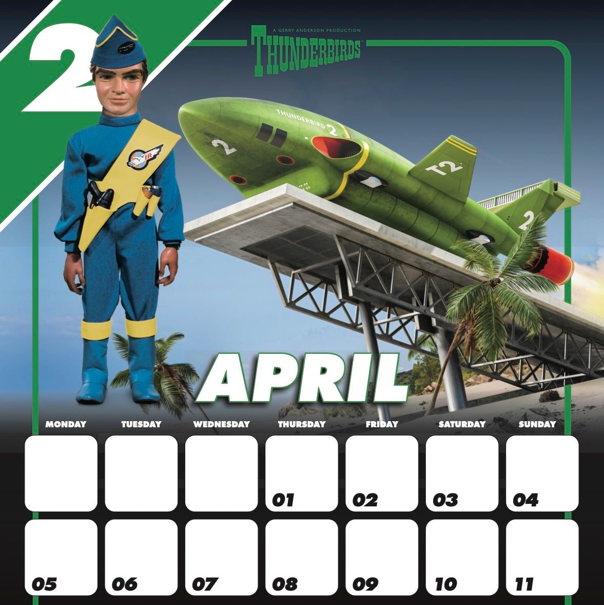 Thunderbirds Calendar 2027 - The Gerry Anderson Store