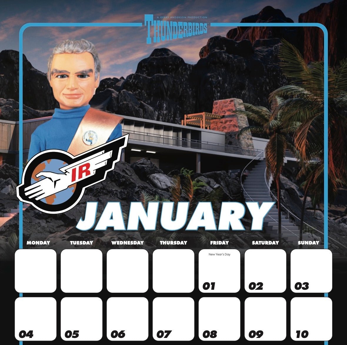 Thunderbirds Calendar 2027 - The Gerry Anderson Store