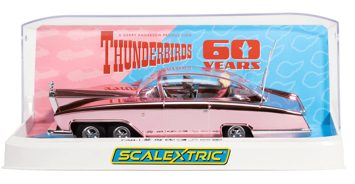 Thunderbirds FAB1 60th Anniversary Pink Chrome Edition [SCALEXTRIC] - The Gerry Anderson Store