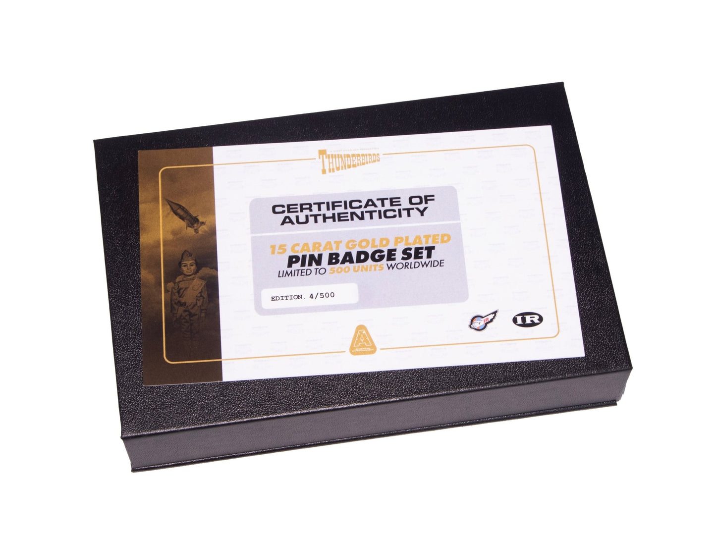 Thunderbirds Gold Plated Badge Set - The Gerry Anderson Store