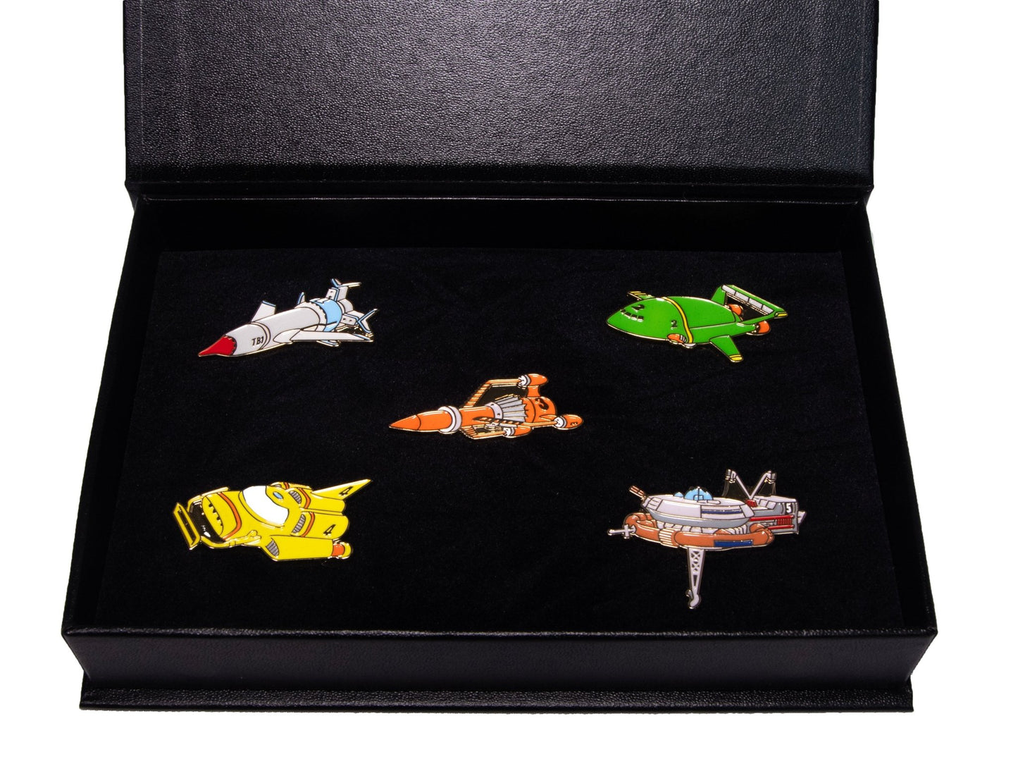 Thunderbirds Gold Plated Badge Set - The Gerry Anderson Store