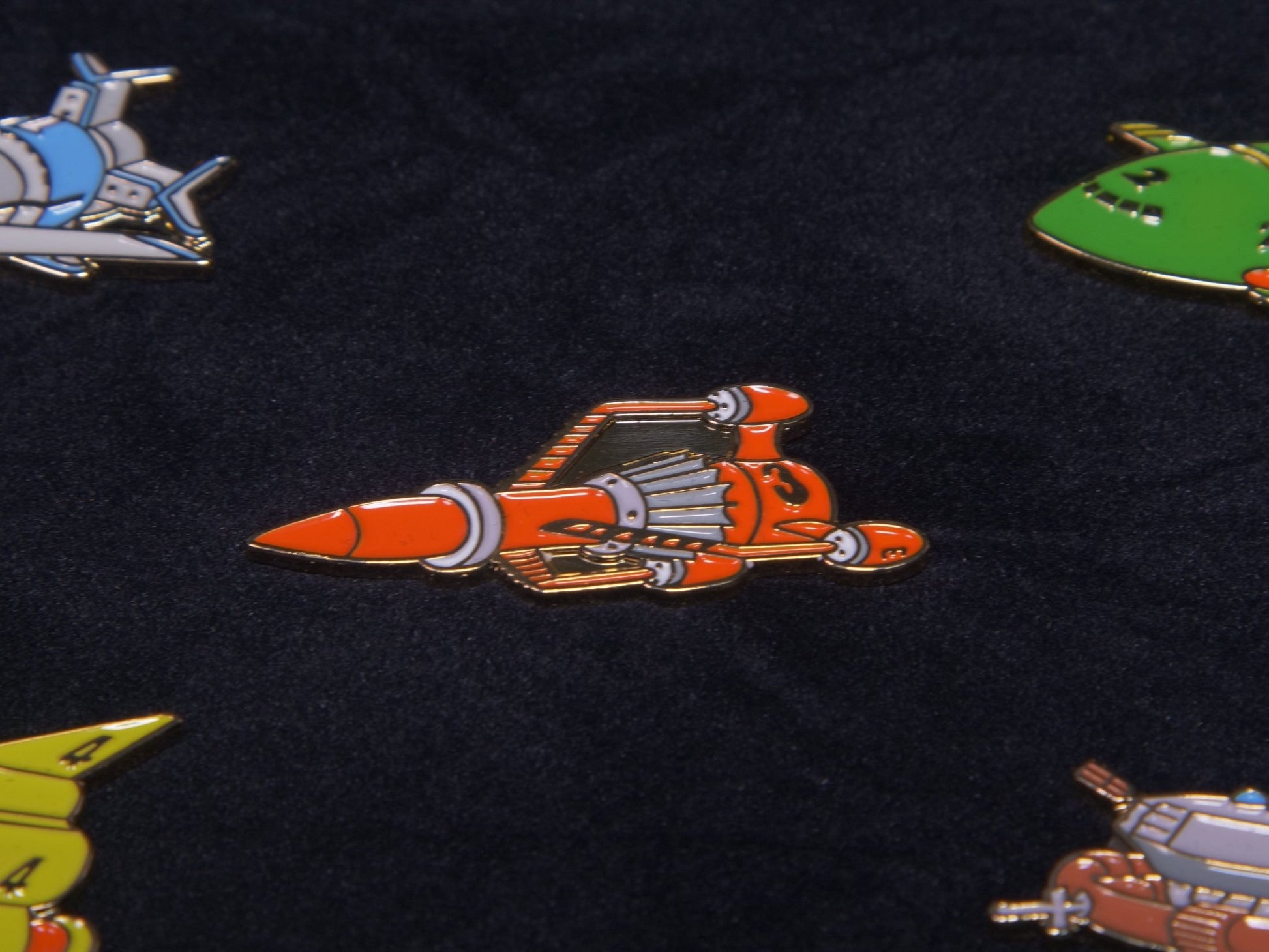 Thunderbirds Gold Plated Badge Set - The Gerry Anderson Store