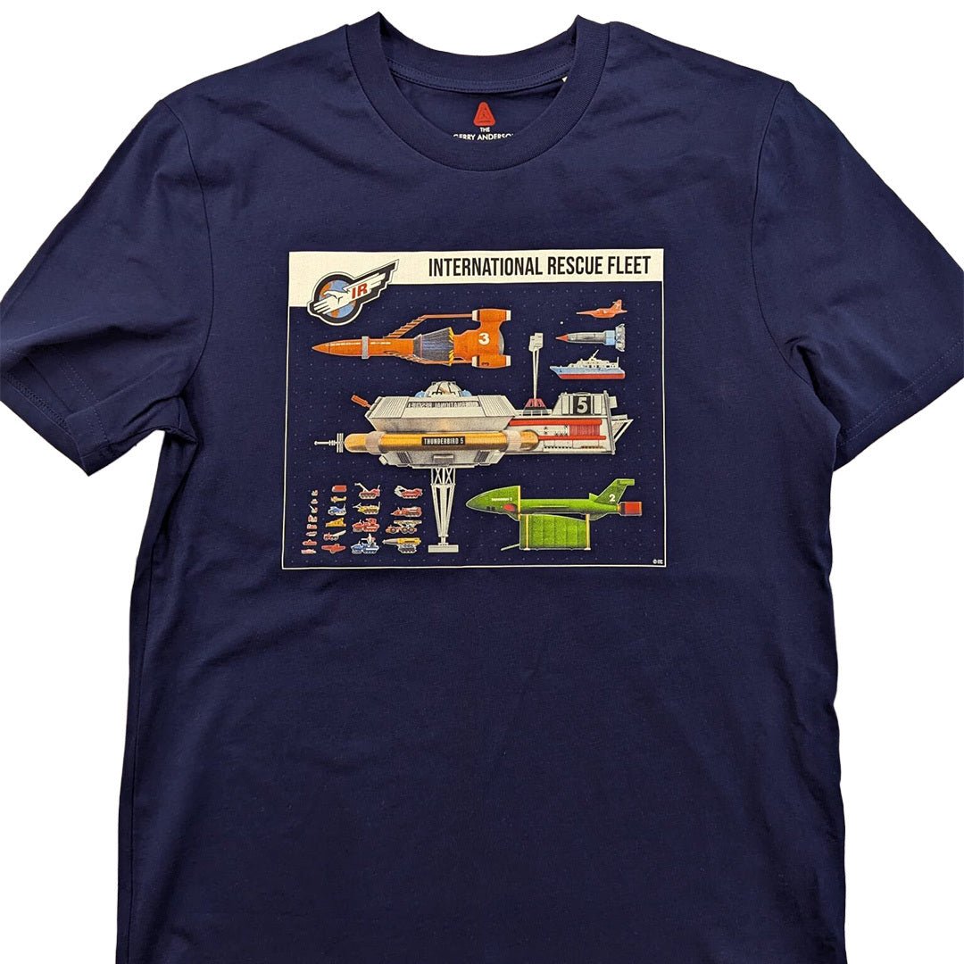 Thunderbirds International Rescue Fleet T-shirt - The Gerry Anderson Store