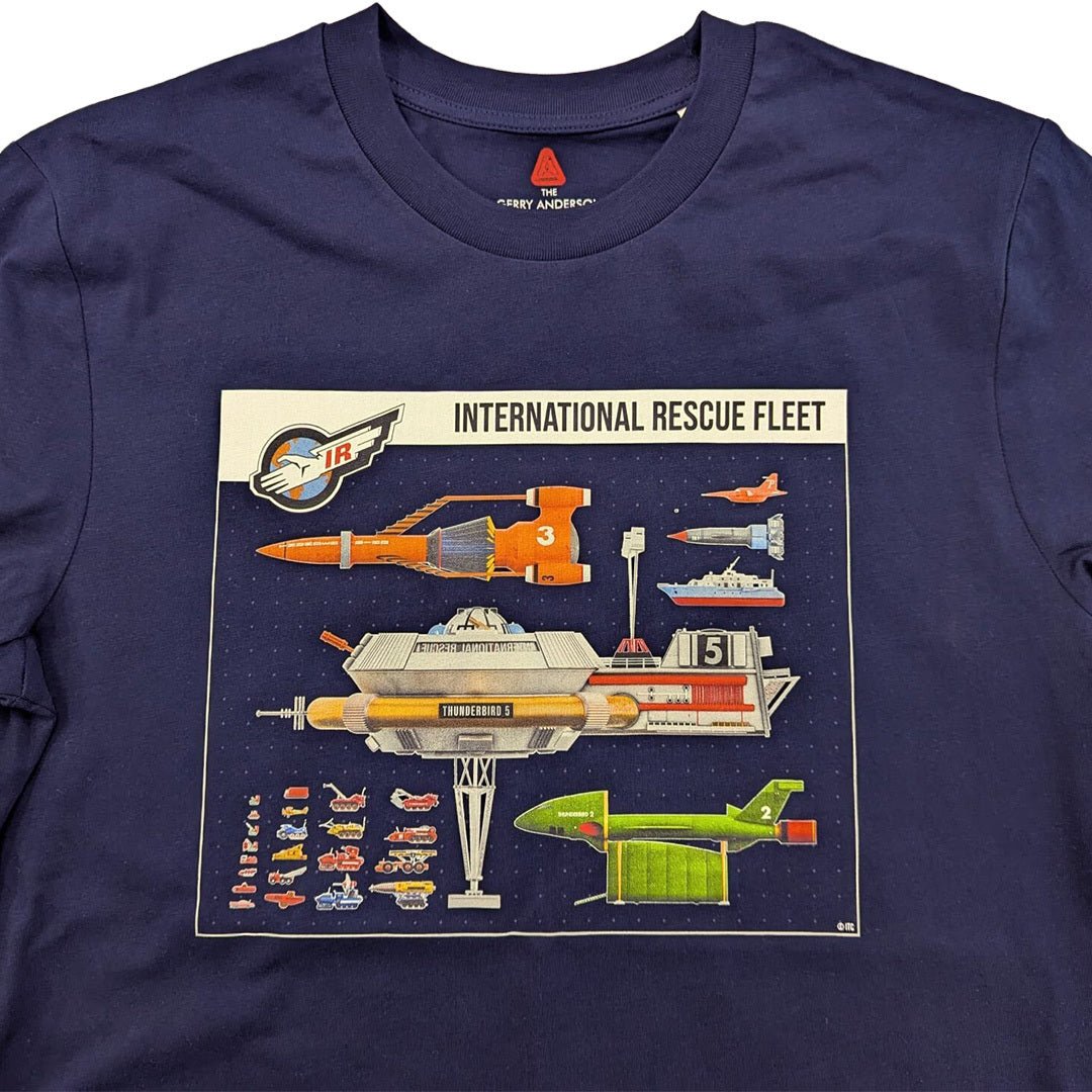 Thunderbirds International Rescue Fleet T-shirt - The Gerry Anderson Store
