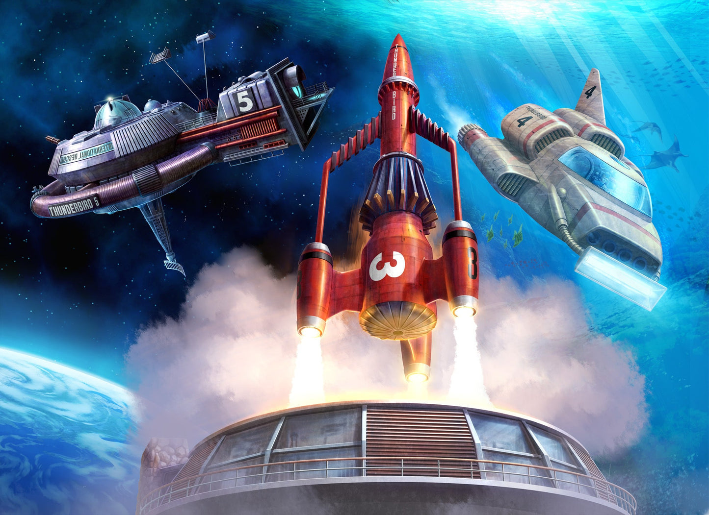 Thunderbirds Sea and Space Rescue Model Kit (Model Kit 3) - The Gerry Anderson Store