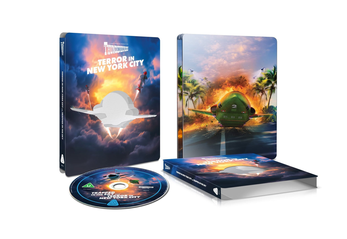Thunderbirds Trapped in the Sky / Terror in New York City 4K Collectors Edition Steelbook (Blu - ray) - The Gerry Anderson Store