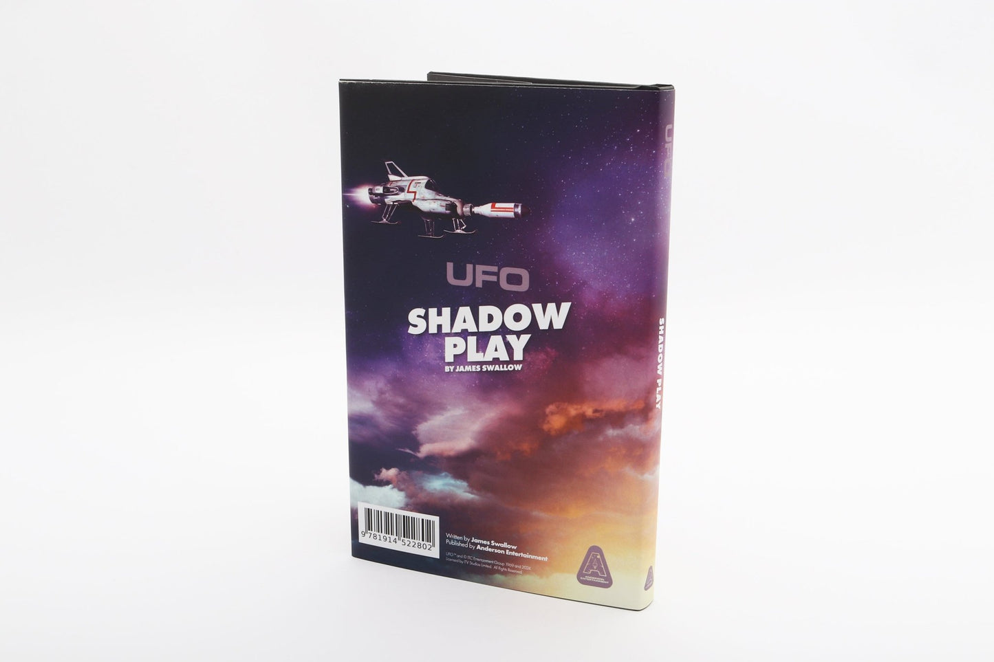 UFO: Shadow Play – Limited Edition, first 500 signed [HARDCOVER NOVEL] - The Gerry Anderson Store