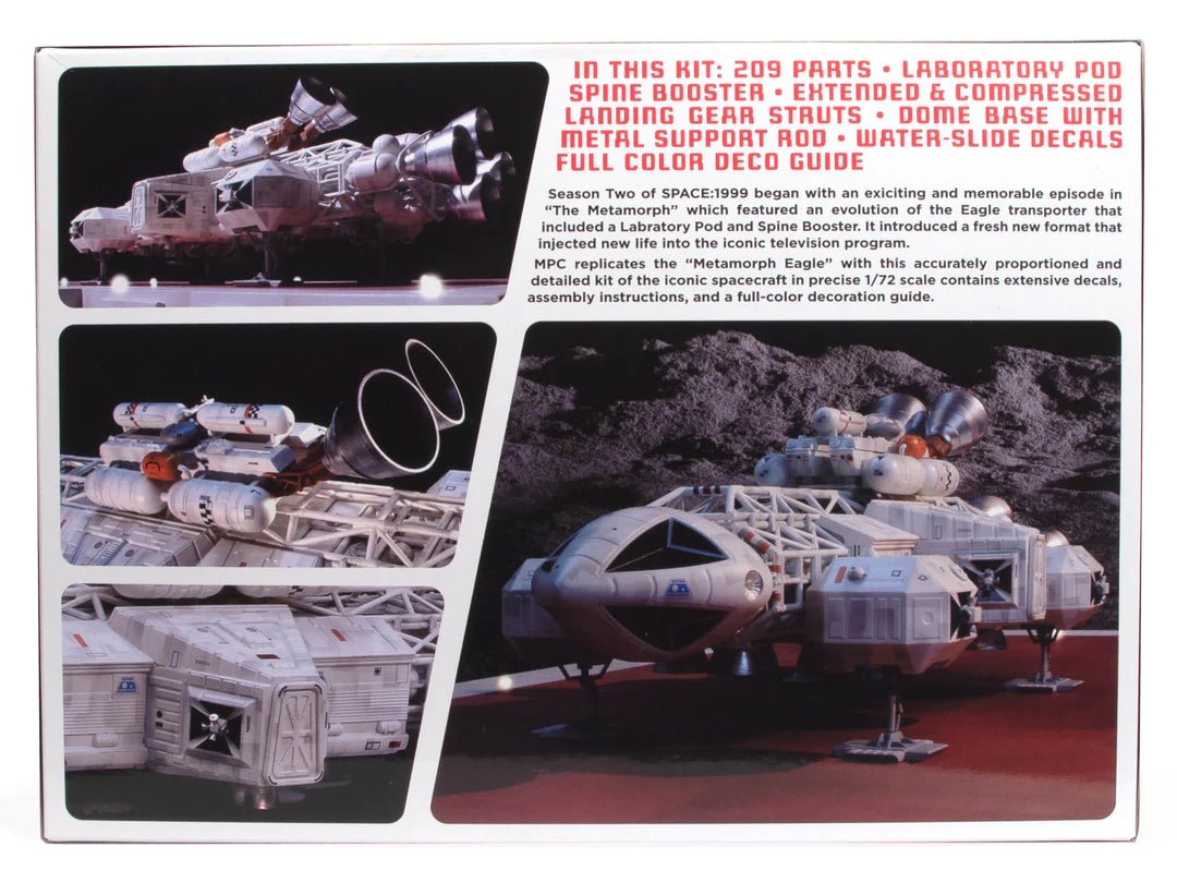 14" Space: 1999 Eagle 4 Featuring Lab Pod & Spine Booster 1:72 Scale Model Kit - The Gerry Anderson Store