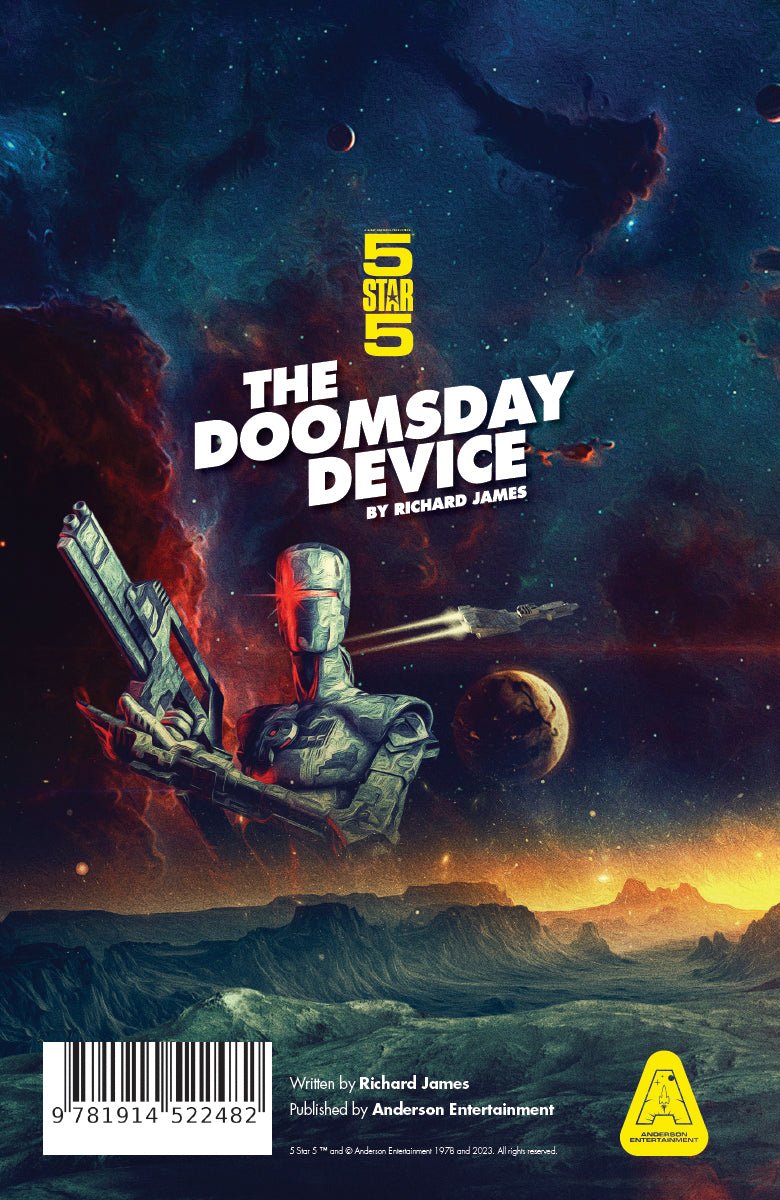 Five Star Five: The Doomsday Device Hardback Book [Official & Exclusive] - The Gerry Anderson Store