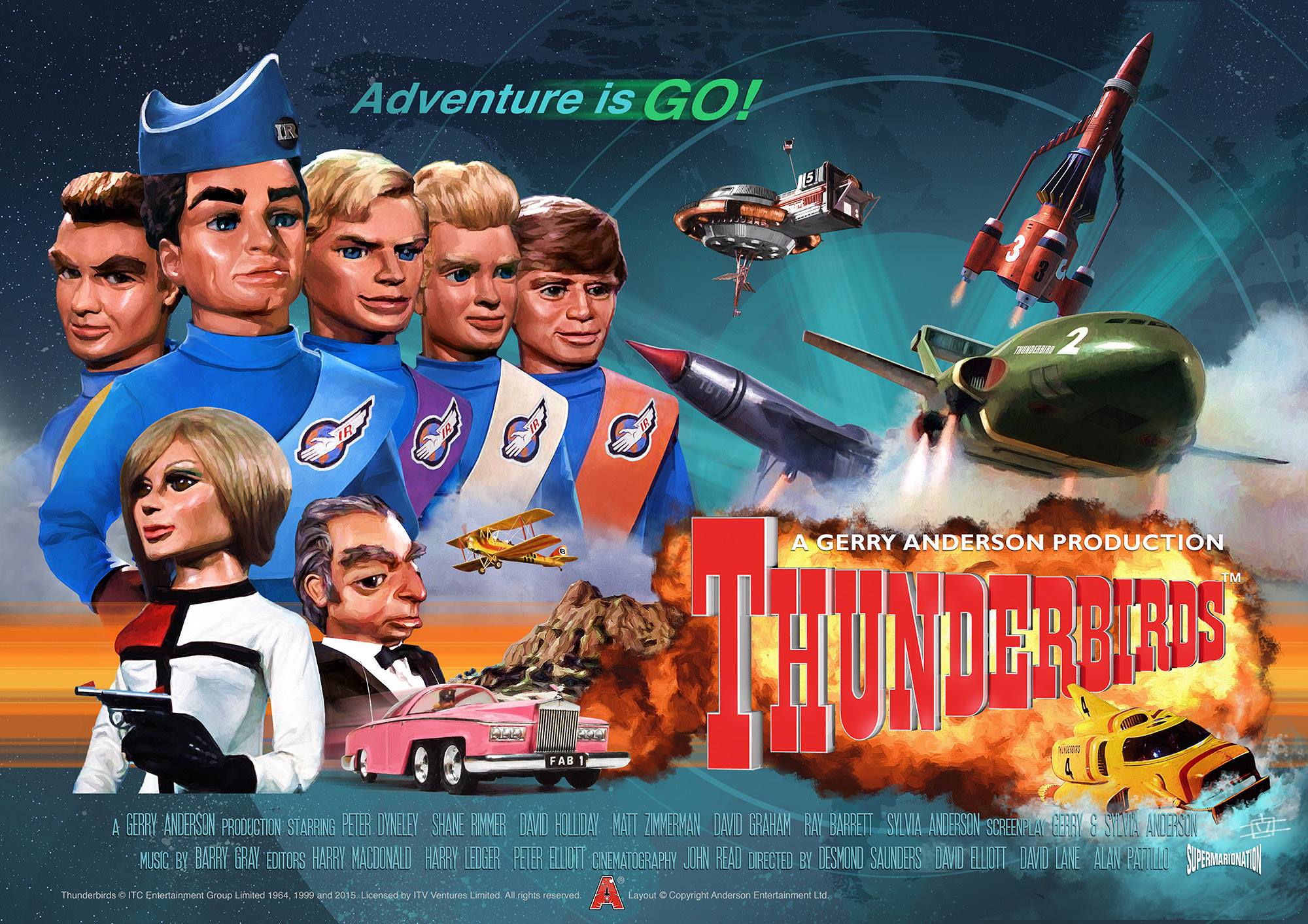 Official Limited Edition Thunderbirds Poster Released